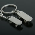 thumbnail image 1 of Naierhg 2 PcsMini Skateboard Couple Keychain Bag Pouch Key Ring Decoration Gift, 1 of 5