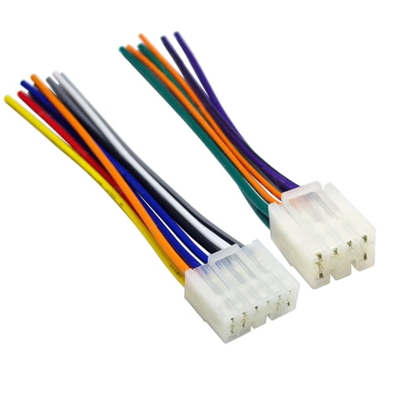 Naierhg 2Pcs Car Radio Stereo CD Wiring Harness Cable Installation Kit for