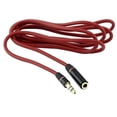 thumbnail image 1 of Naierhg 3 5mm Red Male To Female Plug Jack Stereo Audio Headphone Extension Cable, 1 of 5