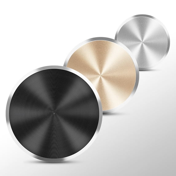Naierhg 30mm Replacement Round Adhesive Metal Plate for Magnetic Car Mount Phone Holder