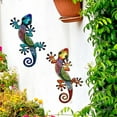 thumbnail image 1 of Naierhg 3Pcs Acrylic Gecko Wall Decoration Home Office Living Room Indoor Outdoor Garden Wall Art Iron Hanging Colorful Lizard Ornament Pendant Christmas Gift, 1 of 7