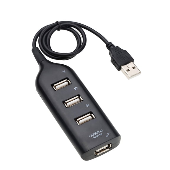 Naierhg 4 Ports High Speed USB 2.0 Expansion Hub Splitter Adapter for PC Laptop Computer