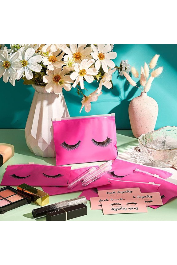 50-Pack EVA Water-Resistant Makeup Storage Bag, Multipurpose Cosmetic Organizer with Matte Surface, Durable Transparent Toiletry Pouch for Travel, Jewelry, Essentials (5.91" x 3.94")