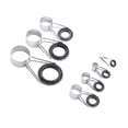 thumbnail image 1 of Naierhg 7Pcs/Set Mixed Size Fish Pole Repair Kit Line Rings Eyes Fishing Rod Guide Set, 1 of 4