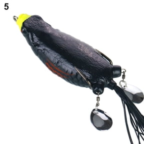 Naierhg 9cm/25g Silicone Huge Frog Bait Colorful Slice Double Sequin Soft Artificial Frog Bait Fishing Accessory