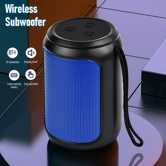Naierhg A3 Bluetooth-compatible Speaker Small Surround Sound Portable Stereo Wireless Subwoofer with Diaphragm for Shower