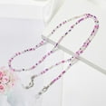 thumbnail image 1 of Naierhg Anti-Lost Portable Eyeglass Chain Necklace Colorful Beaded Hanging Face Cover Chain Holder Glass Accessories, 1 of 8