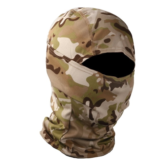 Naierhg Camouflage Outdoor Cycling Hunting Hood Protection Balaclava Head Face Cover
