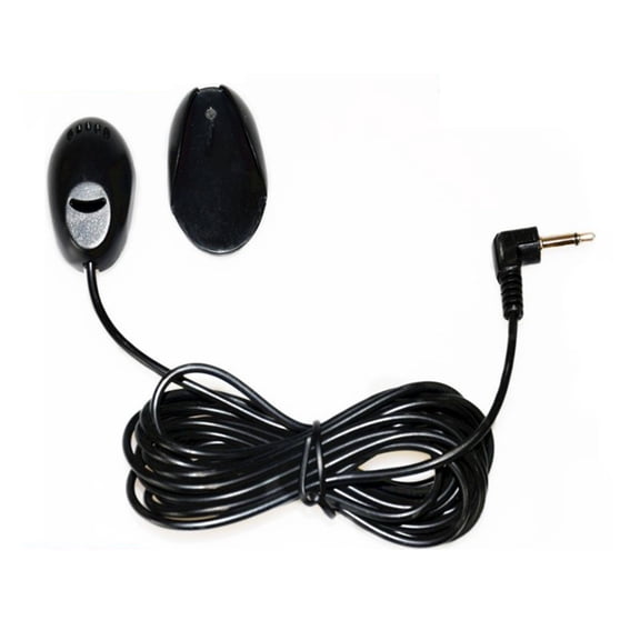 Naierhg Car Microphone Mono Bluetooth-compatible Calling External 3.5mm Jack Auto Mini Clip Wired Audio Microphone for DVD