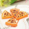 thumbnail image 1 of Naierhg Chic Imitation Pizza Pendant Keychain Key Ring Holder Hanging Bag Purse Decor, 1 of 7