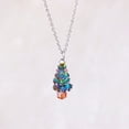 thumbnail image 1 of Naierhg Christmas Tree Fake Crystal Pendant Fashion Women Jewelry Gift Chain Necklace, 1 of 5