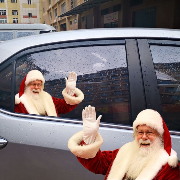 Naierhg D-1243 Window Sticker Santa Claus Series Waterproof Car-styling Christmas Window Decal for Car