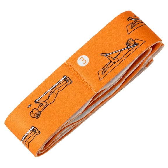 Naierhg Elastic Yoga Pilates Stretch Strap Belt Fitness Resistance Band Gym Equipment