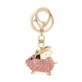 thumbnail image 1 of Naierhg Fashion Rhinestone Inlaid Keychain Key Ring Holder Hanging Decoration, 1 of 7
