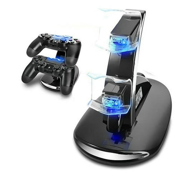 Naierhg Fast Charger Dock Dual USB Charging Stand for PS4 Controller