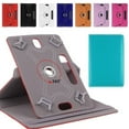 thumbnail image 1 of Naierhg Leather Tablet PC Case Cover 360 Degree Rotating Stand Universal Holder, 1 of 8