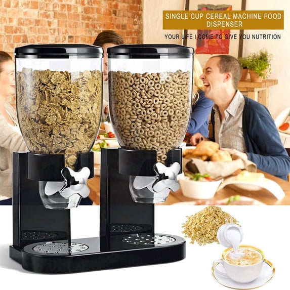 Naierhg Food Jar Dispenser Dustproof Good Sealing High Capacity Dry Food Dispenser Cereals Jar Storage Moistureproof Grains Candy Cereal Bucket Dispenser for Kitchen