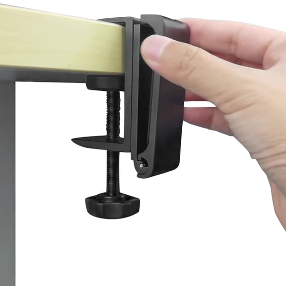 Naierhg Headphone Stand Universal Foldable Metal Under Desk Headset Holder Hook Hanger for Home