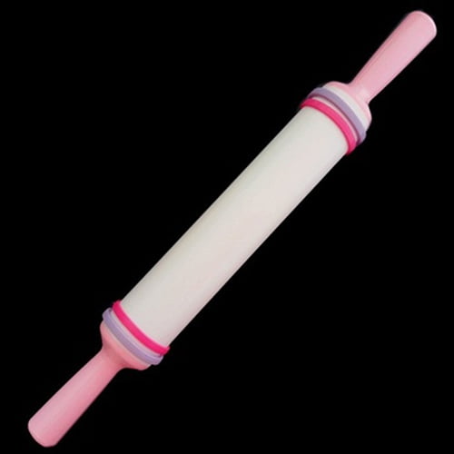 Naierhg Home Kitchen Cake Roller Pin Crafts Fondant Cake Dough Rolling Pin Baking Tool