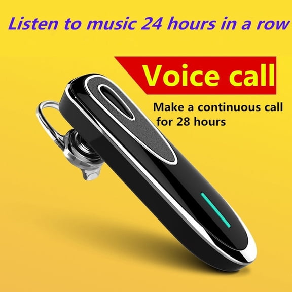 Naierhg K1 Voice Control Earhook Wireless Bluetooth-compatible Stereo Earphone Handsfree Headphone