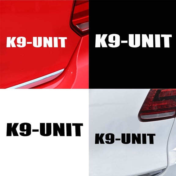 Naierhg K9-Unit Car-Styling Vehicle Body Window Reflective Decals Sticker Decoration