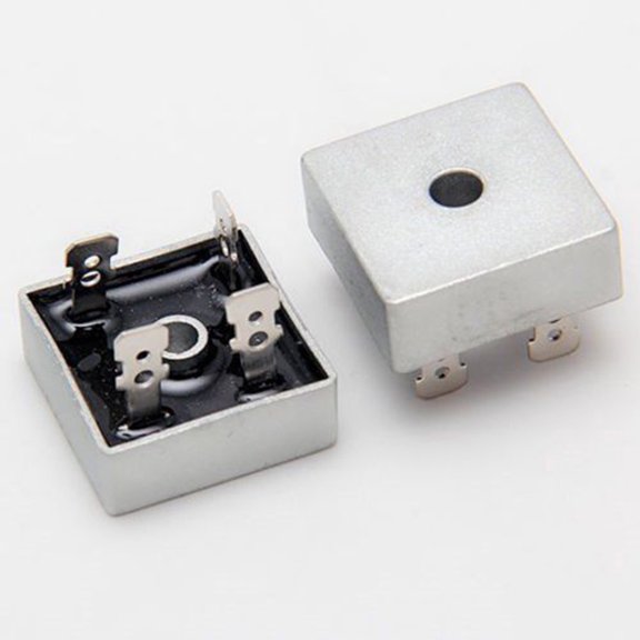 Naierhg KBPC5010 1000 Volt 50 Amp 50A Bridge Rectifier Single Phase Heat Dissipation Metal Square Diode Bridge for Rectifier Current