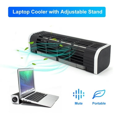 Naierhg Laptop Tablet Phone Power Cooler External USB Cooling Fan with Adjustable Stand