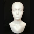 thumbnail image 1 of Naierhg Mannequin Hat Display Lifelike White Foam Mannequin White, 1 of 6