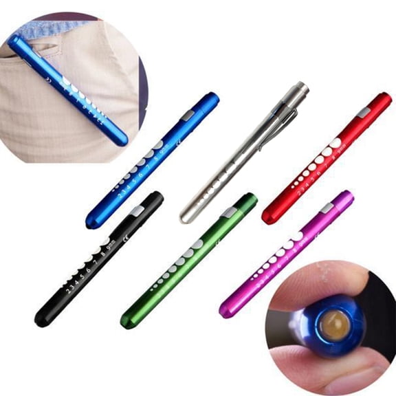 Naierhg Medical First Aid LED Pen Light Flashlight Torch Doctor Nurse EMT Emergency Kit