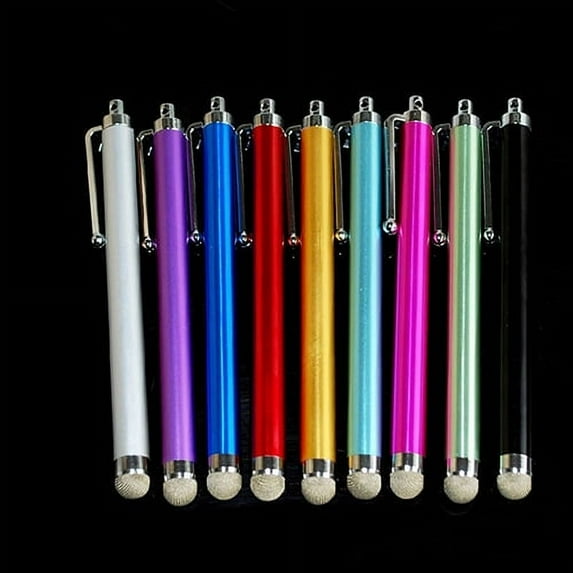 Naierhg Metal Mesh Tip Touch Screen Stylus Pen Universal for Smart Phone Tablet PC Yellow