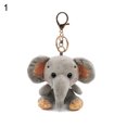 thumbnail image 1 of Naierhg Mini Elephant Plush Stuffed Doll Pendant Keychain Key Chain Holder Bag Decor, 1 of 8