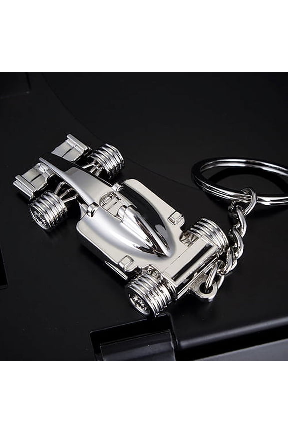 Mini Simulation Car Model Pendant Keyring Metal Ring Cool Key Chain Creative Gift