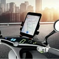 thumbnail image 1 of Naierhg Motorcycle Scooter Universal 360 Degree Rotation Rear Mirror Phone Holder Mount, 1 of 7