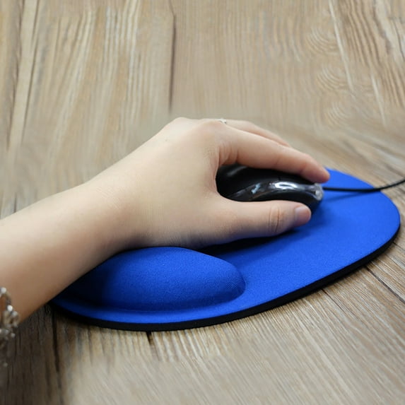 Naierhg Mouse Mat Soft Anti-slid EVA Universal Wrist Cushion Black