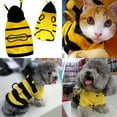 thumbnail image 1 of Naierhg Pet Hoodie Clothes Cute Fancy Puppy Apparel Costume Cat Dog Coat Outfit Bee Style XXXL, 1 of 4