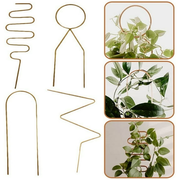Naierhg Plant Trellis Rustproof Multifunctional Metal Vine Growth Climbing Rack Garden Supplies