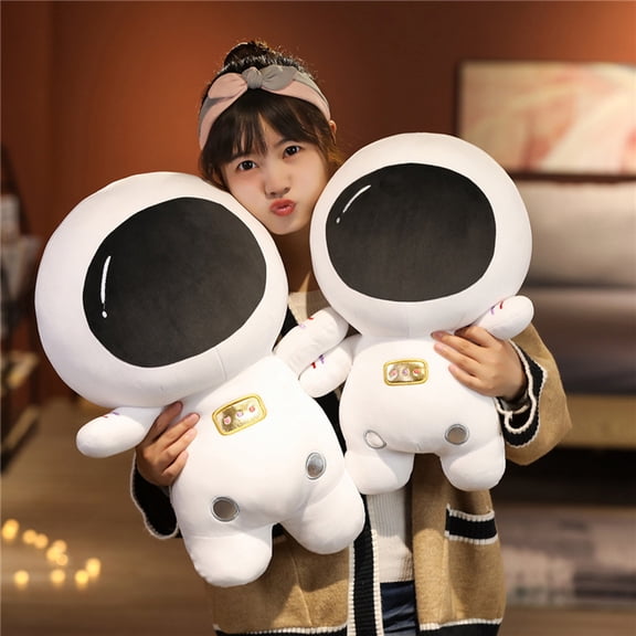 Naierhg Plush Toy Ultra Soft Full Filling Birthday Gift Cute Cartoon Space Astronaut Stuffed Doll Throw Pillow for