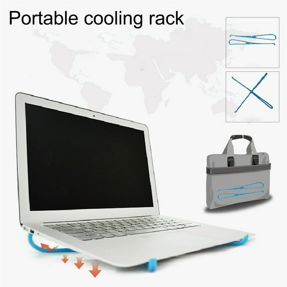 Naierhg Portable Detachable Assembly X-Shaped Heat Dissipation Laptop Holder PC Bracket Cooling Stand