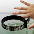 thumbnail image 1 of Naierhg Portable Reusable Accurate Ring Sizer Gauge Measuring Tool Jewelry Accessories, 1 of 7