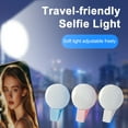 thumbnail image 1 of Naierhg Portable Selfie Light Super Bright Multiple Lighting Modes Rechargeable Lightweight Pocket-Sized LED Fill Light Accessories, 1 of 8