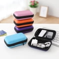 thumbnail image 1 of Naierhg Portable Square/Rectangle Nylon USB Disk Earphones Storage Bag Organizer Case, 1 of 8