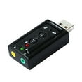 thumbnail image 1 of Naierhg Portable USB 2.0 External Sound Card Virtual 7.1 Channel Stereo Audio Adapter, 1 of 7