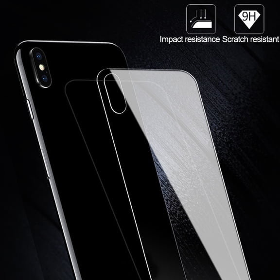 Naierhg Precise Tempered Glass Phone Back Protector for iPhone XS Max/XS/XR/X/7/8 Plus/6,for iPhone Xs