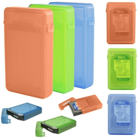 Naierhg Box Dustproof Reliable Light Weight Hard Disk Drive Storage Case