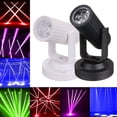 thumbnail image 1 of Naierhg RGB LED Spotlight Disco Stage Bar KTV Party Dance Club Lightweight Pinspot Light Purple Black Shell, 1 of 8
