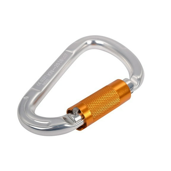 Naierhg Rock Climbing Auto Locking Clip 25KN Heavy Duty Carabiner for Rappelling Rescue