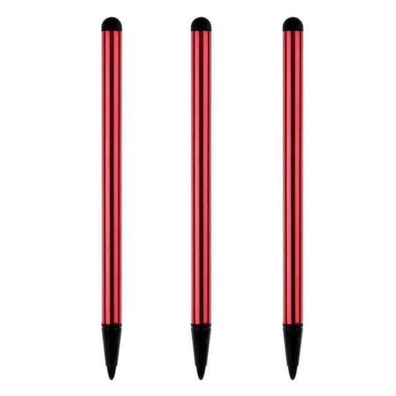 Naierhg Sensitive Capacitive Phone Touch Screen Stylus Pen for Apple 6S iPad Red