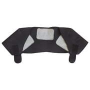Naierhg Shoulder Pad Self-heating Magnetic Therapy Faux Leather Adjustable Soft Shoulder Strap for Sports