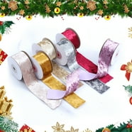 Efavormart 10 Yards | Black 1" Velvet Single Faced Ribbon Spool, DIY Craft Supplies, Velvet ...