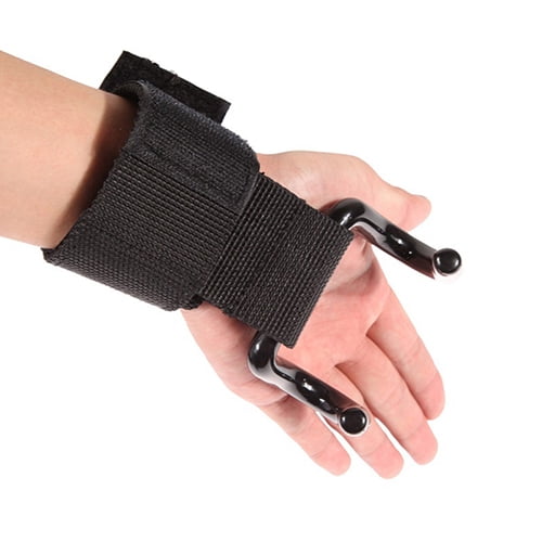 Naierhg Strong Pro Weight Lifting Training Sports Gym Hook Grip Strap Glove Wrist Support